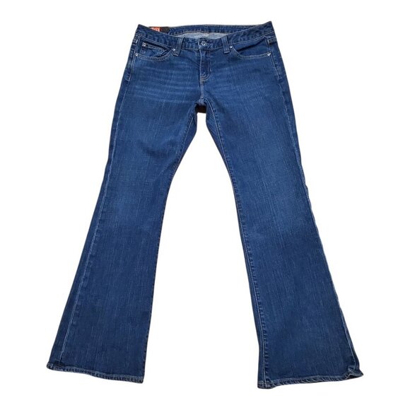 Gap 1969 Denim - GAP 1969 SZ 8 Ankle Bootcut Low-rise Distressed 5-Pocket Blue Jeans